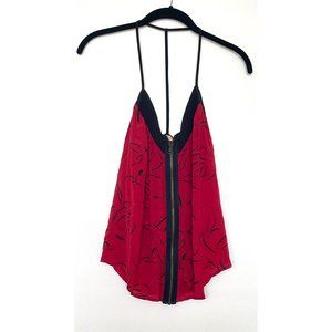 Urban Outfitters Red T shape Tank Top